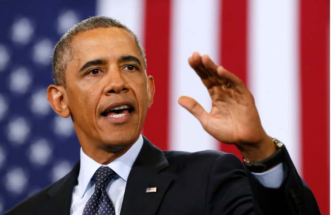 اوباما از تلاش های دولت برای صلح حمایت کرد
